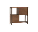 HOLSTEN 0.85M BOOKCASE WITH 2 DOOR 113 (P2 BOARD)