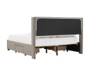 LAVISH QUEEN BED WITH 1900MM SIDERAIL 802/6433