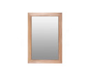 800X500 MIRROR IN OAK FRAME  (#)