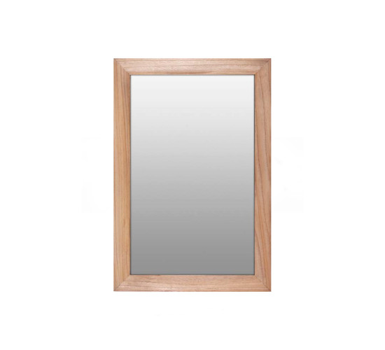 800X500 MIRROR IN OAK FRAME  (#)