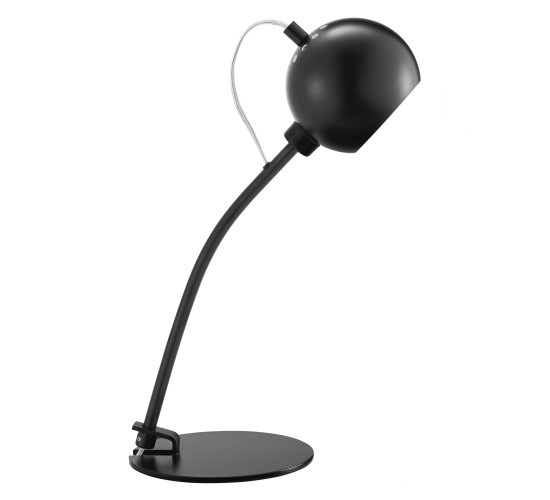 SLUG MATT BLACK TABLE LAMP (CE)(#)