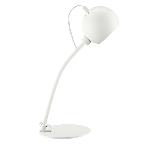 SLUG MATT WHITE TABLE LAMP (CE)(#)