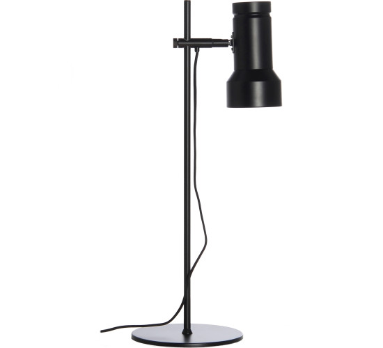 CRANE MATT BLACK TABLE LAMP (CE)(#)