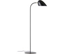 GERBIL MATT BLACK AND MATT ANTIQUE BRASS FLOOR LAMP (CCC) (#)