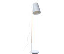 TOUCAN OAK AND WHITE COLOUR FLOOR LAMP (CCC)(#)