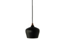 DIA160 LARK PENDANT LAMP IN MATT BLACK COLOUR WITH COPPER TOP (CE)(#)