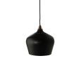 DIA250 LARK PENDANT LAMP IN MATT BLACK COLOUR WITH COPPER TOP (CE)(#)