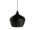 DIA320 LARK PENDANT LAMP IN MATT BLACK COLOUR WITH COPPER TOP (CE)(#)