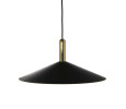 MITES MATT BLACK AND GLOSSY BRASS PENDANT LAMP (CE)(#)