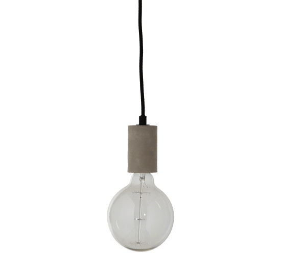 FIREFLY PENDANT LAMP IN CONCRETE BASE WITH DIA125 ...