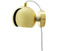 SLUG GLOSSY BRASS  WALL LAMP (CE)(#)