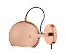 SLUG GLOSSY COPPER WALL LAMP WITH HAND (CE)(#)