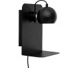 SLUG MATT BLACK WALL LAMP WITH USB (CCC) (#)