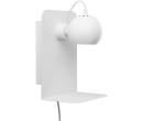 SLUG MATT WHITE WALL LAMP WITH USB (CCC) (#)