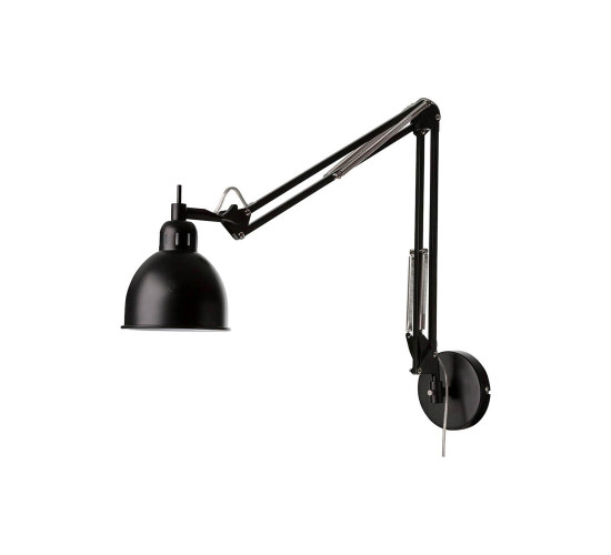 CRICKET MATT BLACK METAL WALL LAMP (CE)(#)