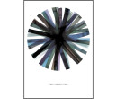 AQUARELLE CIRCLE PRINTED ART IN BLACK FRAME (#)