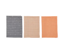 SET OF 3 COLOURS KITCHEN TOWELS (#)