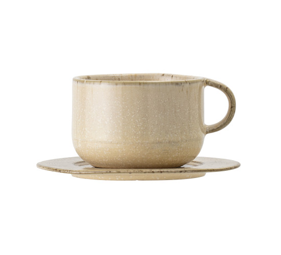 DIA90 CUP WITH SAUCER IN NATURE COLOUR (#)