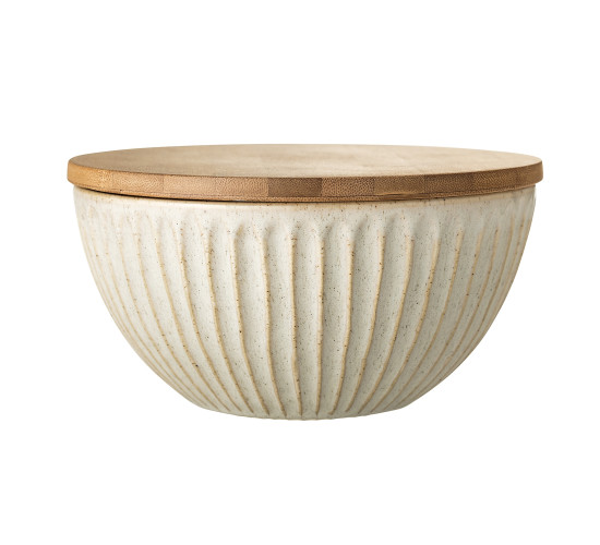 DIA210 BOWL WITH LID IN NATURE COLOUR (#)