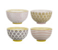 DIA115 BOWLS IN 4 ASSORT COLOURS (#)