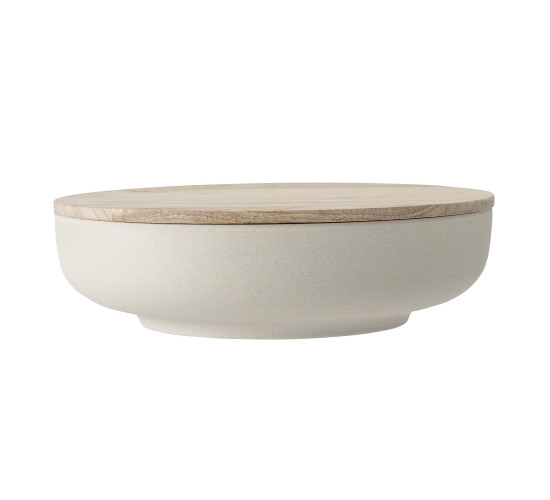 DIA255 BOWL WITH LID IN NATURE COLOUR (#)