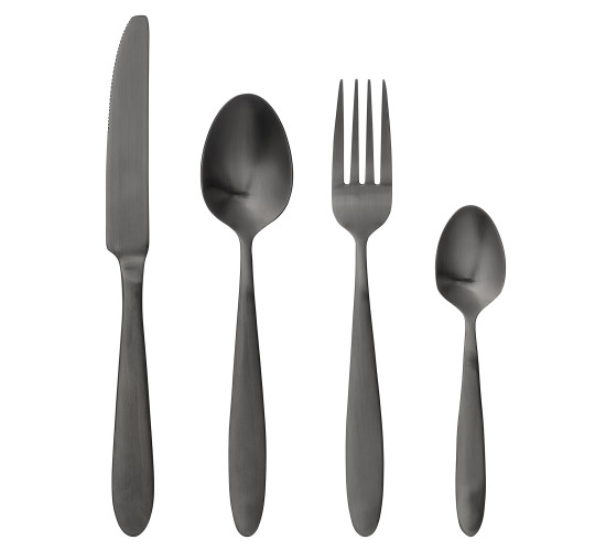 SET OF 4 CUTLERY IN BLACK COLOUR (#)