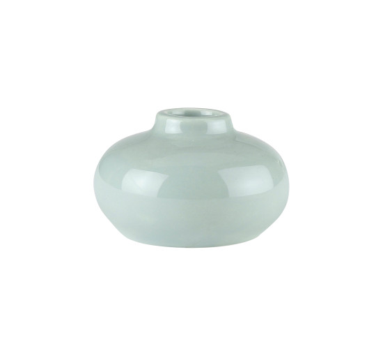 DIA85 X 52H CANDLE HOLDER IN GREEN BAY COLOUR (#)