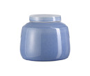 DIA190 X 140H JAR WITH LID IN BLUE COLOUR (#)