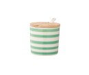 DIA80 JAR WITH LID AND SPOON IN GREEN COLOUR (#)