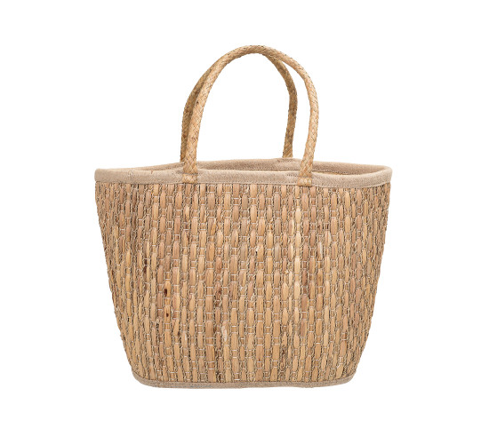 L480 X W300 BASKET WITH HANDLE IN NATURE COLOUR (#)