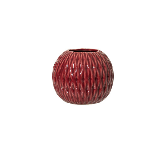 DIA110 VASE IN RED COLOUR (#)