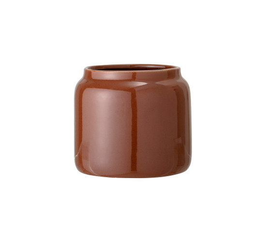 DIA200 H180 FLOWERPOT IN BROWN COLOUR (#)