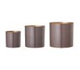 SET OF 3 SIZES FLOWERPOT IN PURPLE COLOUR (#)