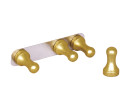 SETS OF 4 MAGNETS IN BRASS COLOUR